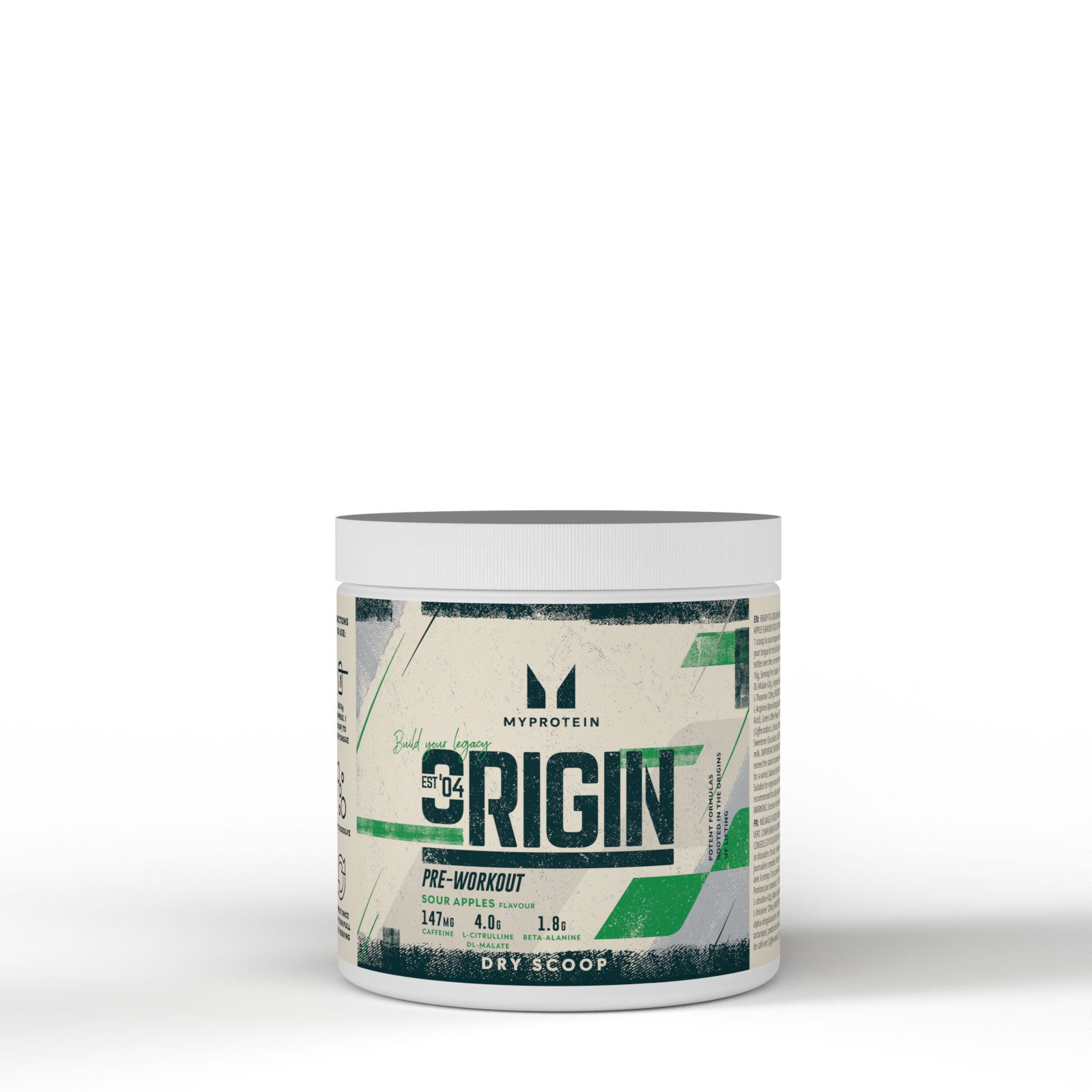 Origin Pre-Entreno Dry Scoop - 18raciones - Sour Apples