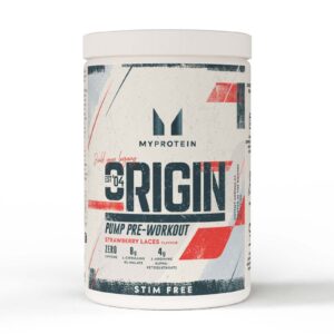💪 Origin Pre-Entreno Sin Estimulantes – 600G – 30raciones – Strawberry Laces | Myprotein ES — 50% OFF