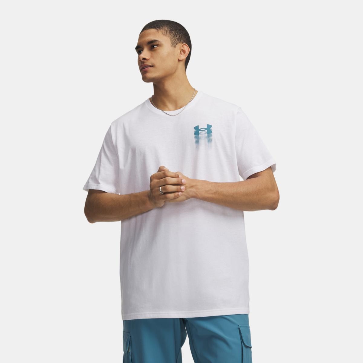 Under Armour - Camisetas de Hombre Casual UA M BLUR LOGO SS UNDER ARMOUR.