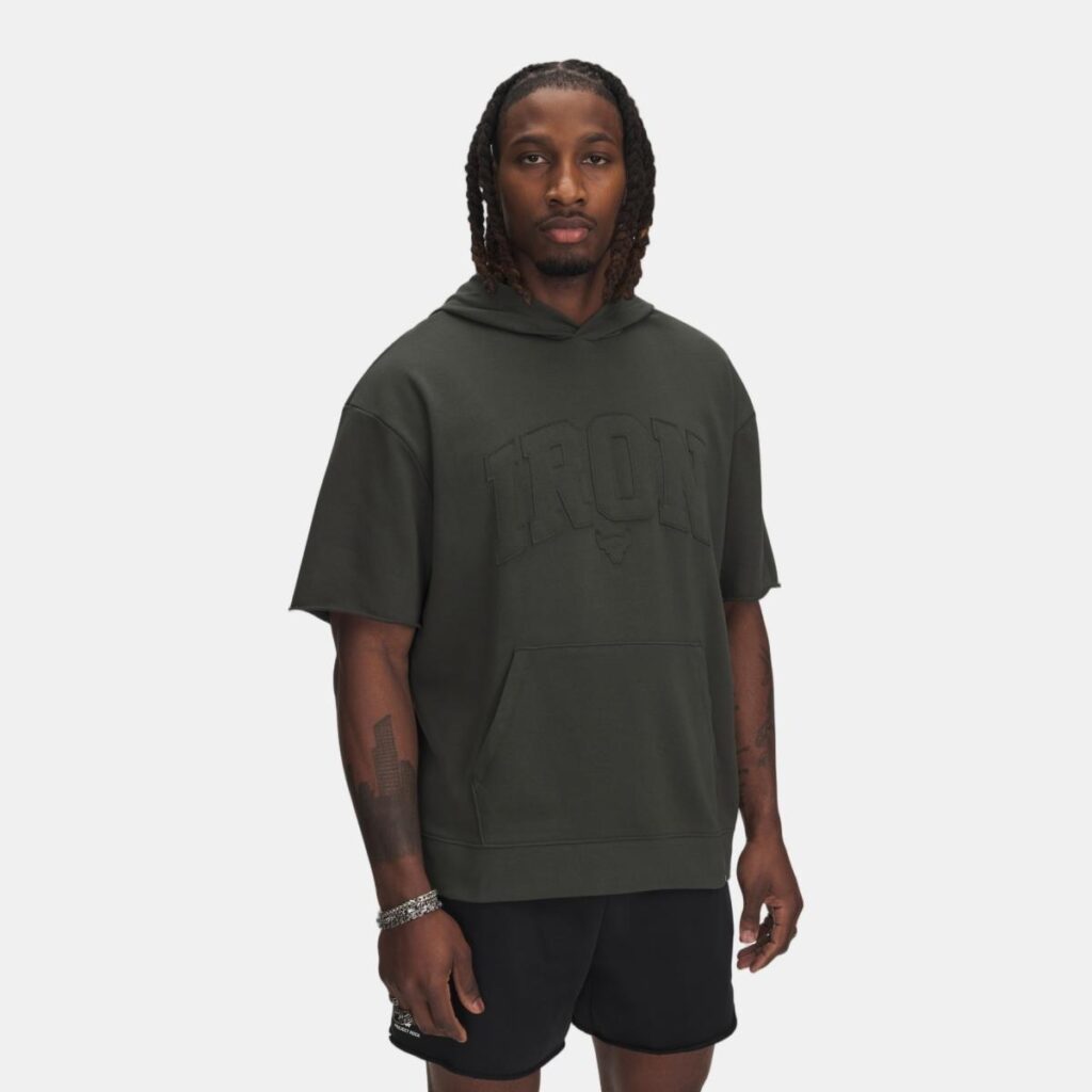 Under Armour – Camiseta de hombre Project Rock SS Terry Hoody Under Armour. | El Corte Inglés — Fitness y Deportes