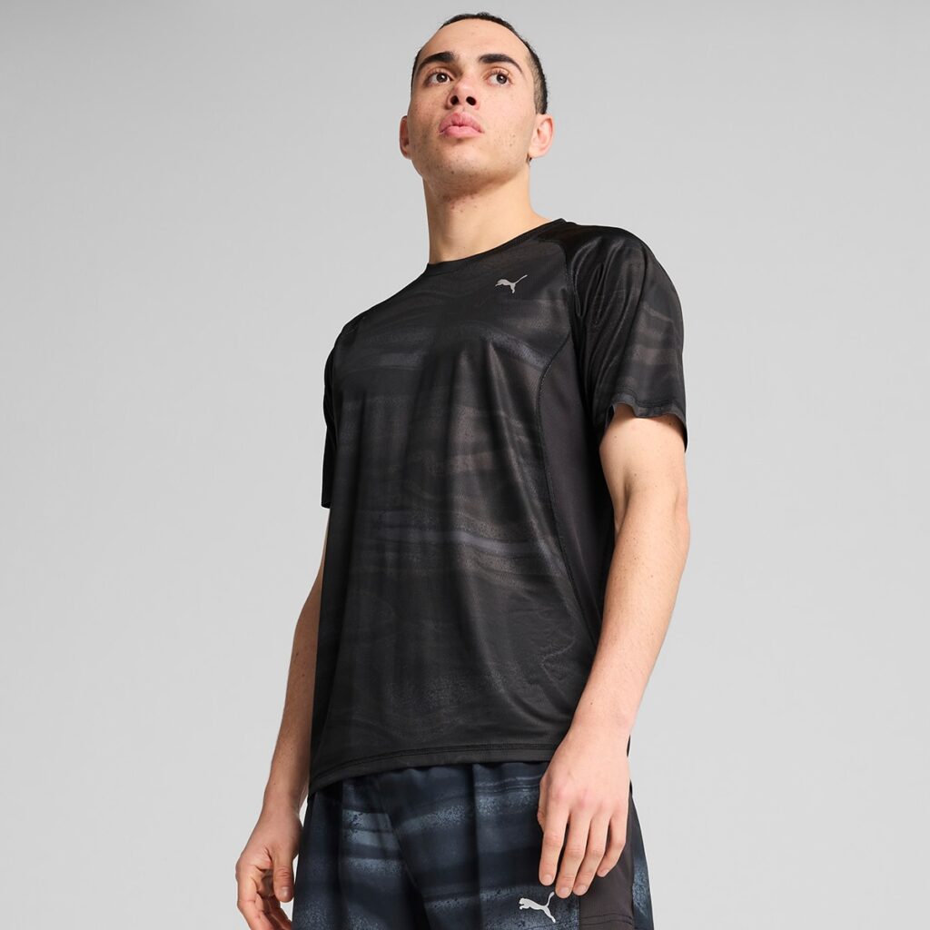 Puma – Camiseta de hombre M RUN VELOCITY AOP TEE (POLY) Puma. | El Corte Inglés — Fitness y Deportes