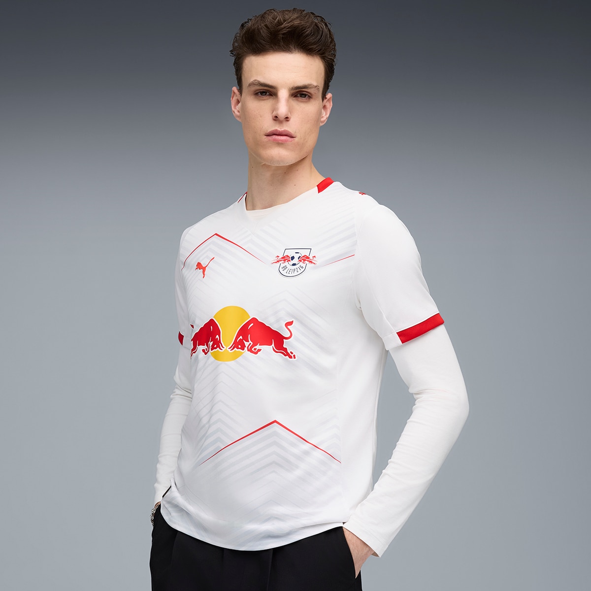 Puma - Camiseta de fútbol de Hombre RBL Home Jersey Replica Puma.