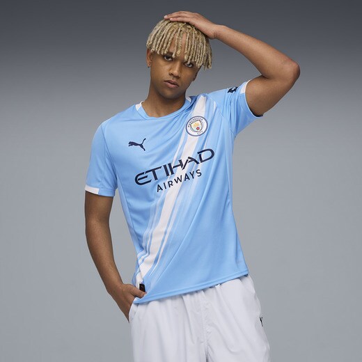 Puma – Camiseta de fútbol de Hombre MCFC Home Jersey Replica Puma. | El Corte Inglés — Fitness y Deportes