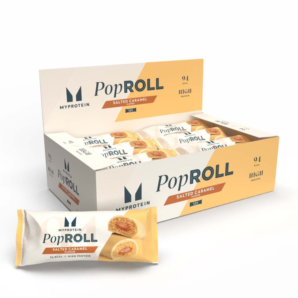 💪 Pop Rolls – 12 x 27g – Caramelo Salado | Myprotein ES — 50% OFF