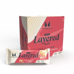 💪 Barrita proteica ligera Layered – 6 x 40g – Chocolate Blanco con Frambuesa | Myprotein ES — 50% OFF