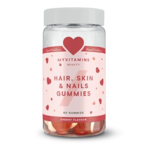 💪 Gominolas para el cabello, la piel y las uñas – Corazón en capas – 60Gominolas – Cereza | Myprotein ES — 50% OFF