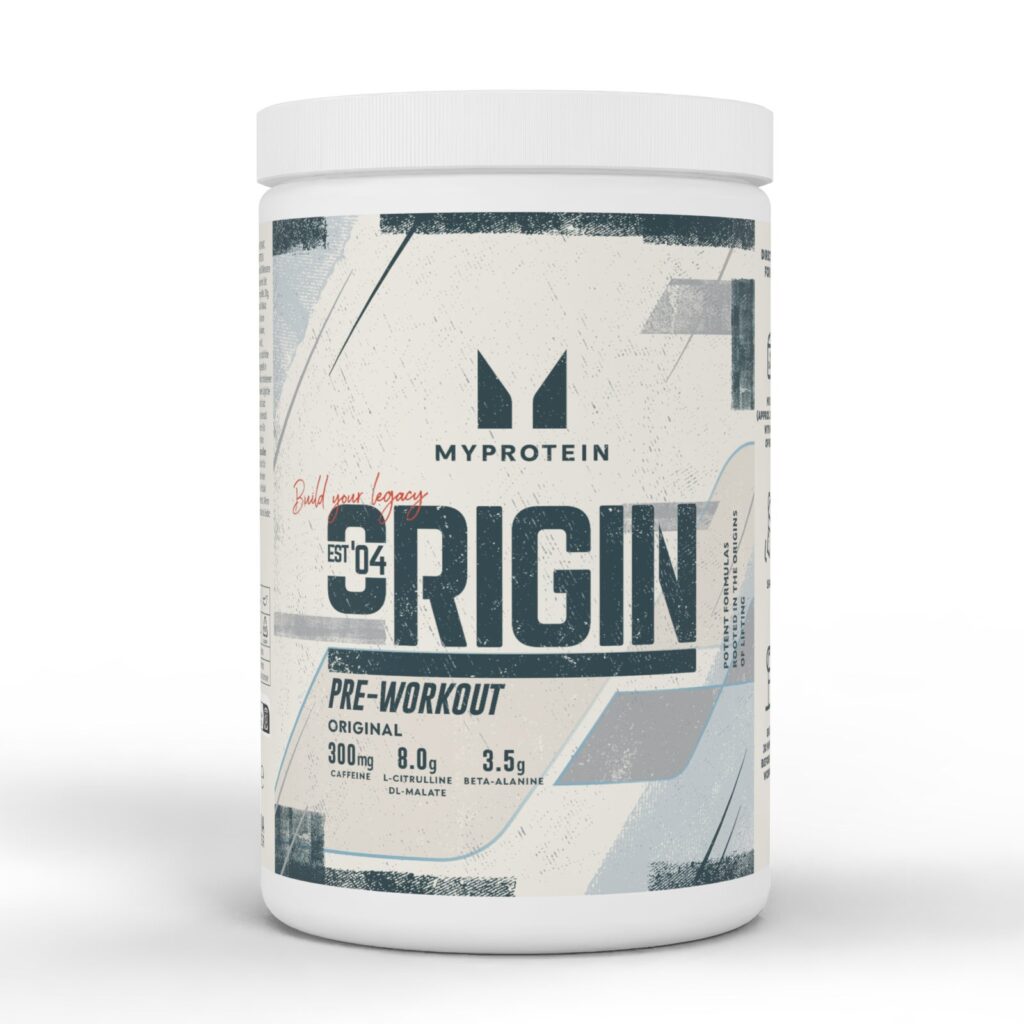 💪 Origin Pre-Entreno – 600G – 30raciones – White (Original) | Myprotein ES — 50% OFF