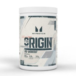💪 Origin Pre-Entreno – 600G – 30raciones – White (Original) | Myprotein ES — 50% OFF
