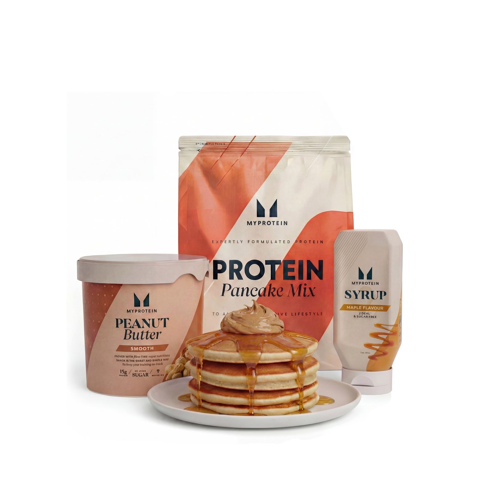 Pack de Tortitas Proteicas - Maple - Peanut Butter, Smooth - Unflavoured