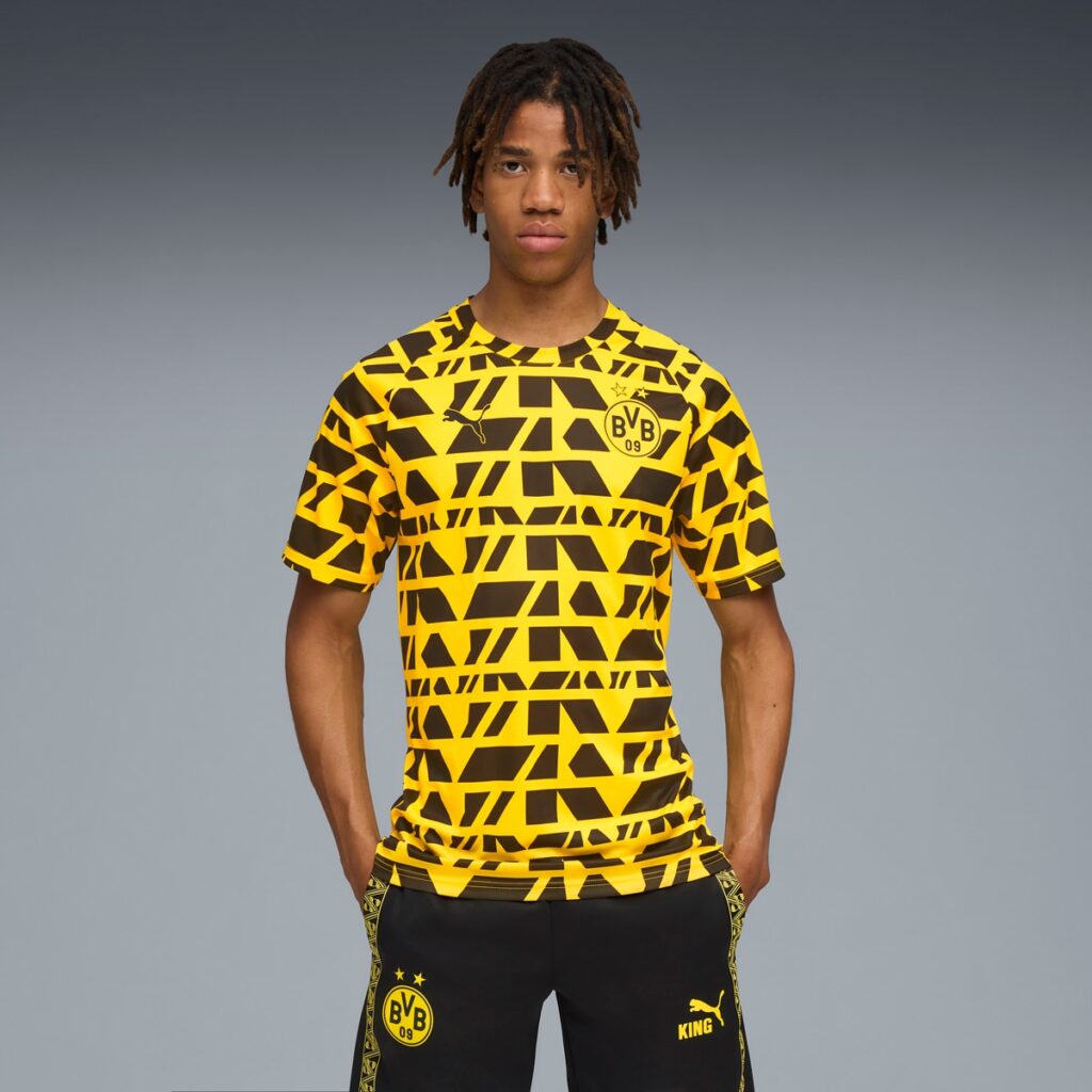 Puma – Camiseta de fútbol de Hombre BVB Warm Up Jersey Puma. | El Corte Inglés — Fitness y Deportes