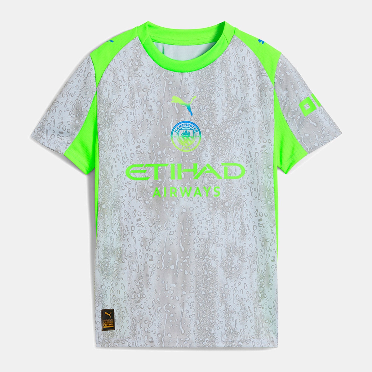 Puma - Camiseta de fútbol de Hombre MCFC 3rd Replica Jr Puma.
