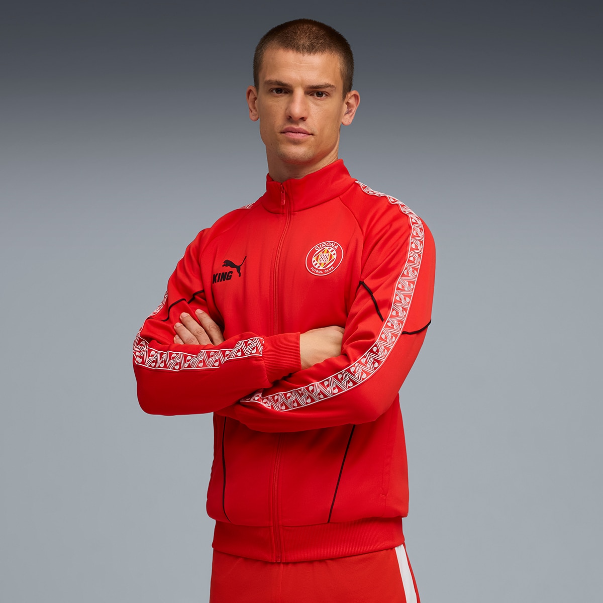 Puma - Chaqueta de Hombre GFC KING Anthem Jacket Puma.