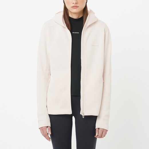 Salomon – Chaqueta intermedia con capucha para mujer OUTLINE WARM FLEECE HD W SALOMON. | El Corte Inglés — Fitness y Deportes