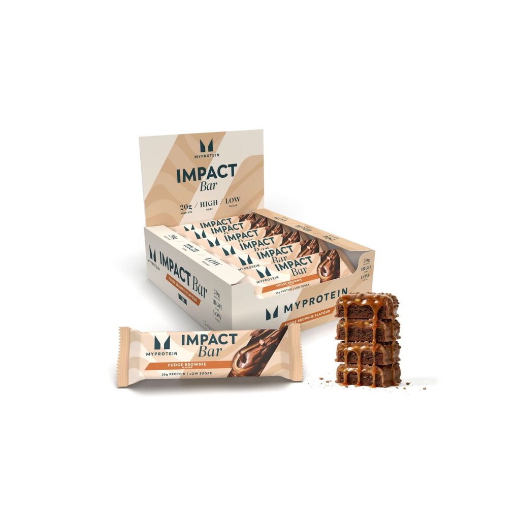 💪 Barrita Impact Protein – New Recipe – 12 x 64g – Chocalate y Caramelo (Fudge) | Myprotein ES — 50% OFF