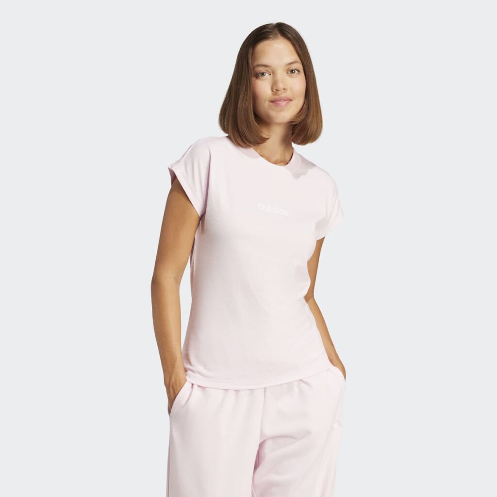 adidas – Camiseta de mujer Essentials Linear Cotton Adidas. | El Corte Inglés — Fitness y Deportes
