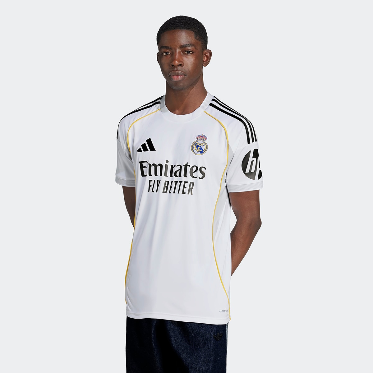 adidas - Camiseta de hombre 1ª equipación Real Madrid CF 2025-2026 Adidas.