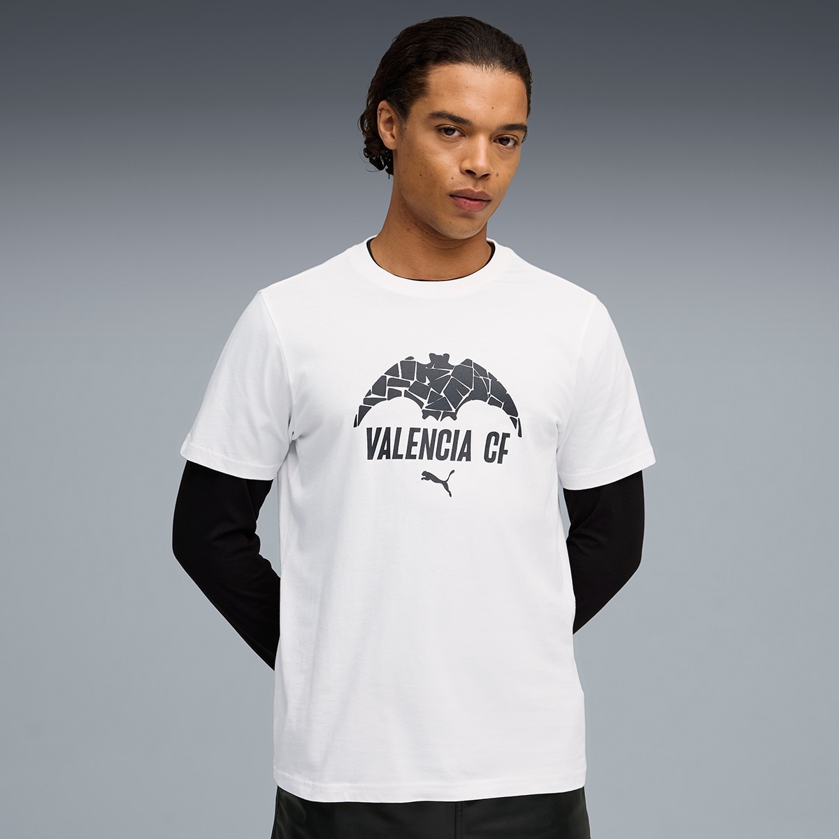 Puma - Camiseta de fútbol de Hombre VCF FtblCulture Tee Puma.