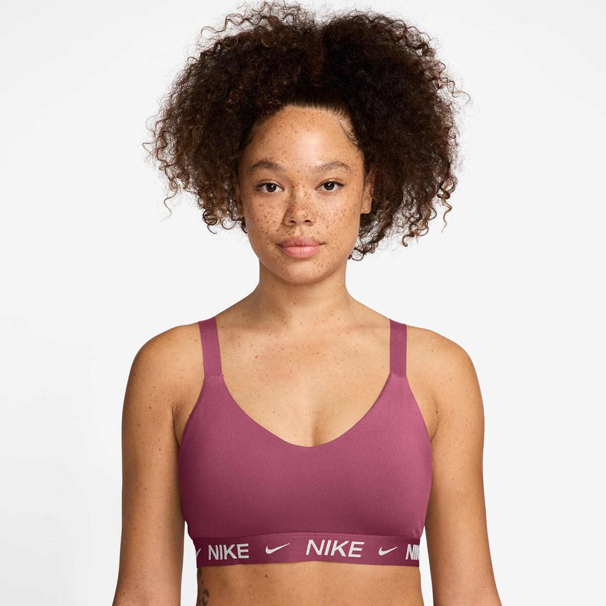 Nike - Top de mujer Indy sujeción media Nike.