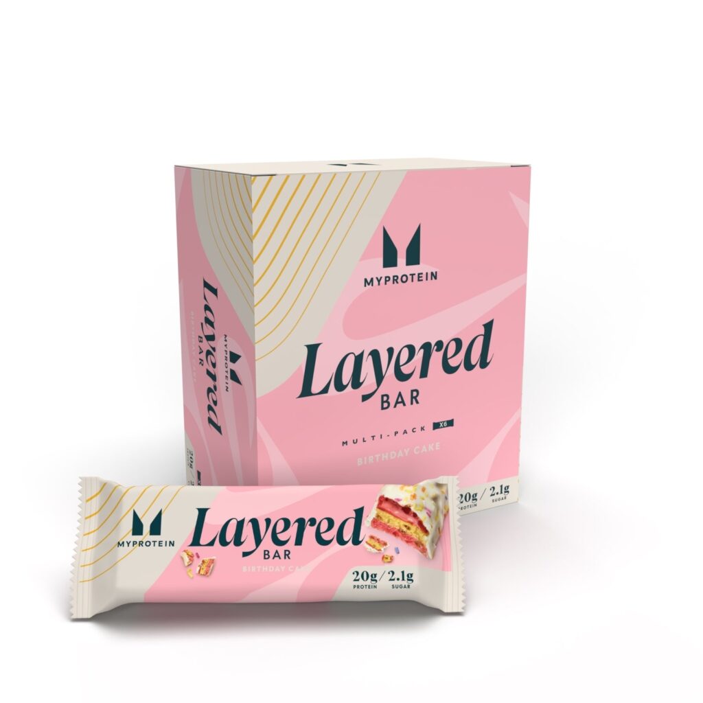💪 Barrita proteica Layered – 6 x 60g – Vanilla Birthday Cake | Myprotein ES — 50% OFF