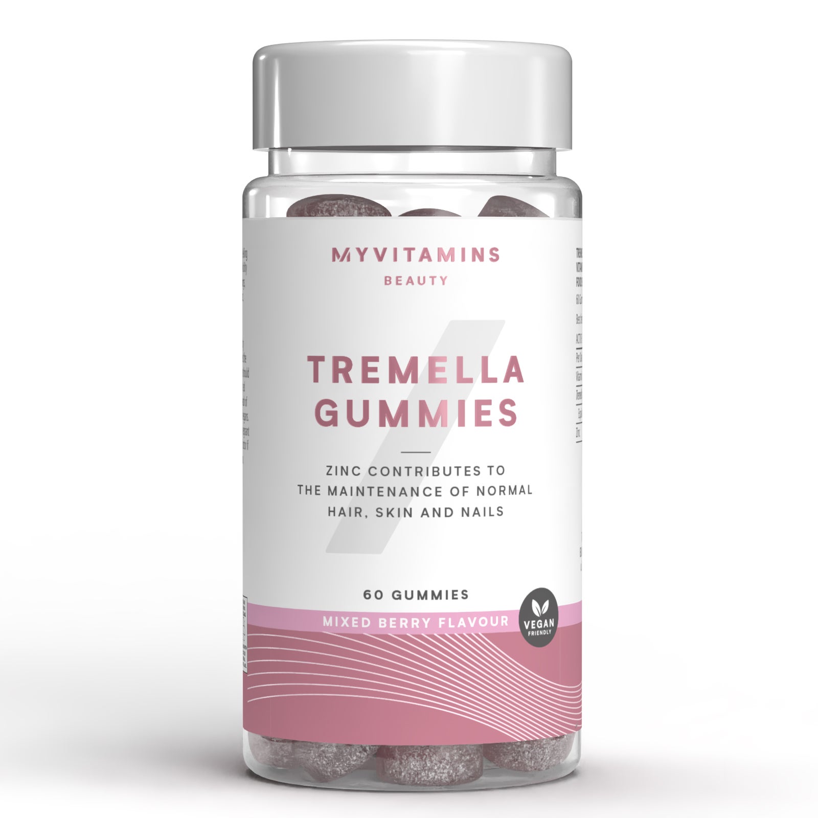 Gominolas de Tremella para cabello, piel y uñas - 60GUMMIES - 30raciones - Frutas del Bosque