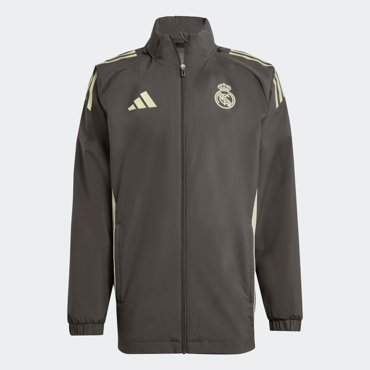 adidas - Chaqueta de hombre Real Madrid CF 2025-2026 Tiro 25 Competition All-Weather Adidas.