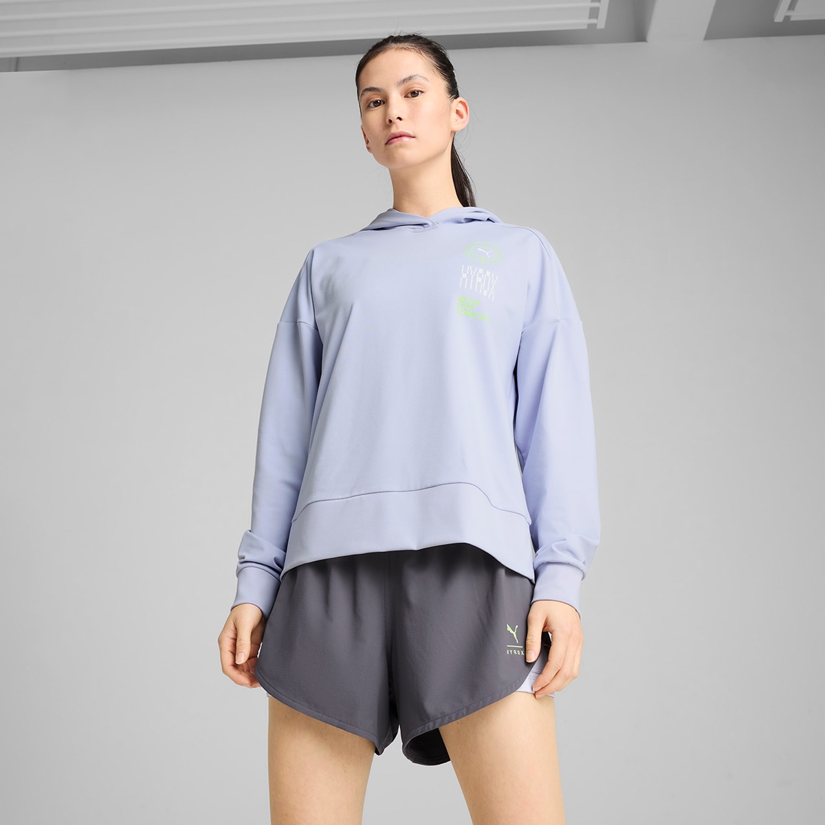 Puma - Sudadera de mujer W PUMA x HYROX Cloudspun Hoodie Puma.