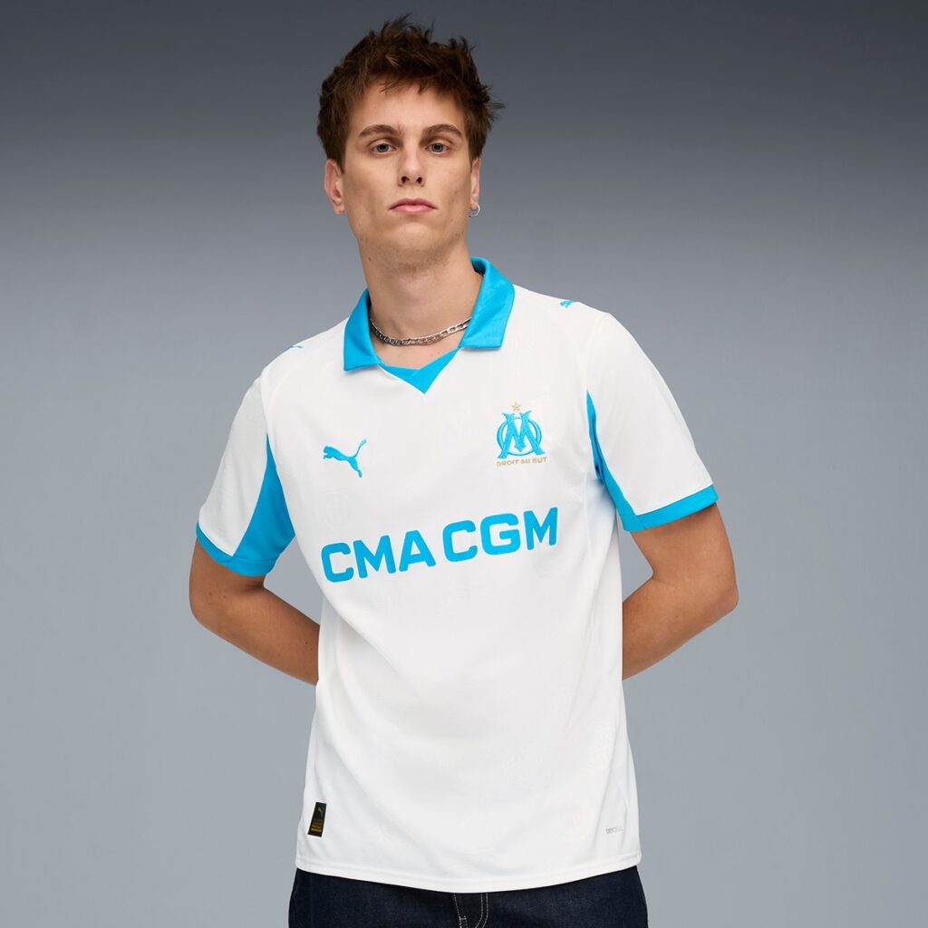 Puma - Camiseta de fútbol de Hombre OM Home Jersey Replica Puma. | El Corte Inglés — Fitness y Deportes