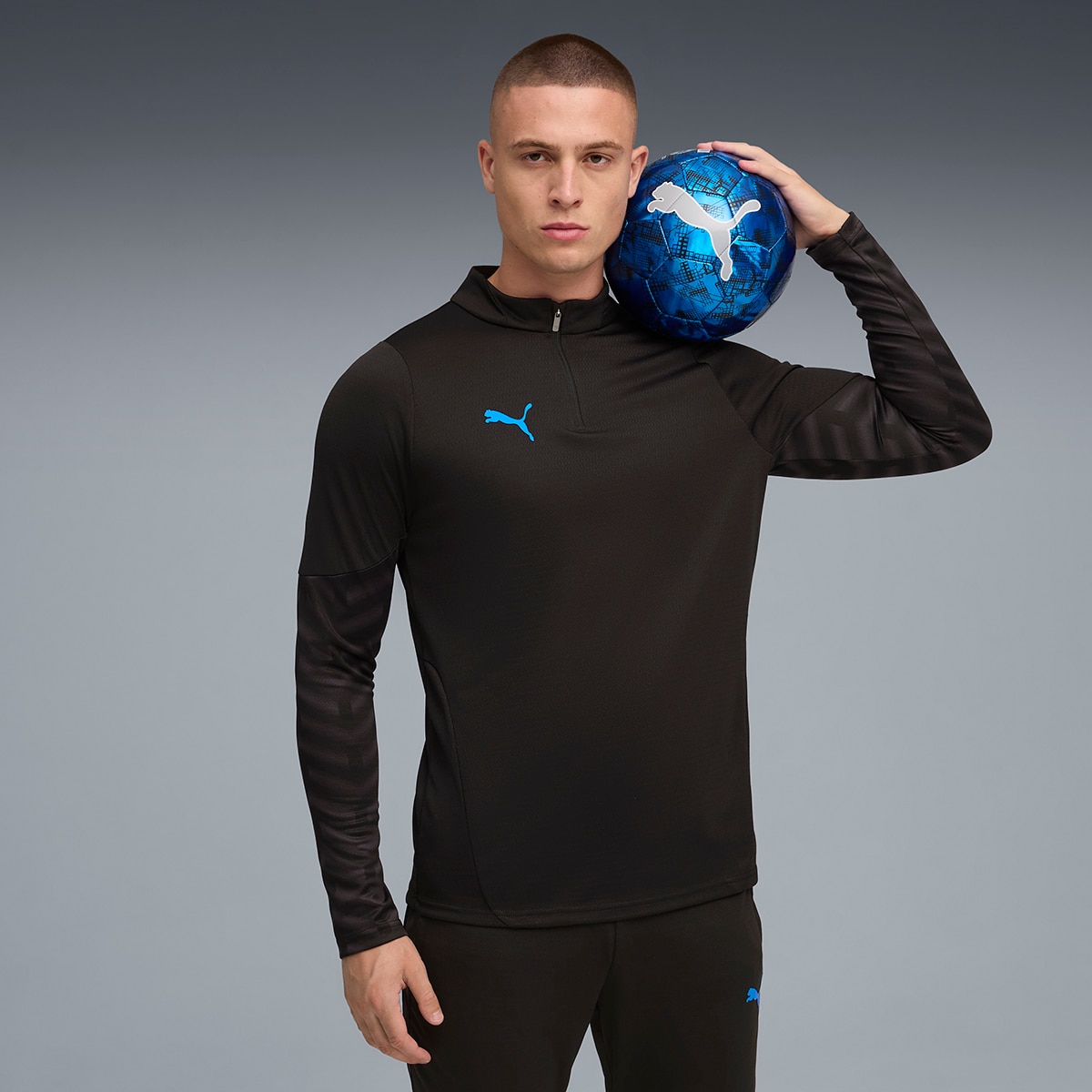 Puma - Chaqueta individualCUP de Hombre 1/4 Zip-Top Puma.