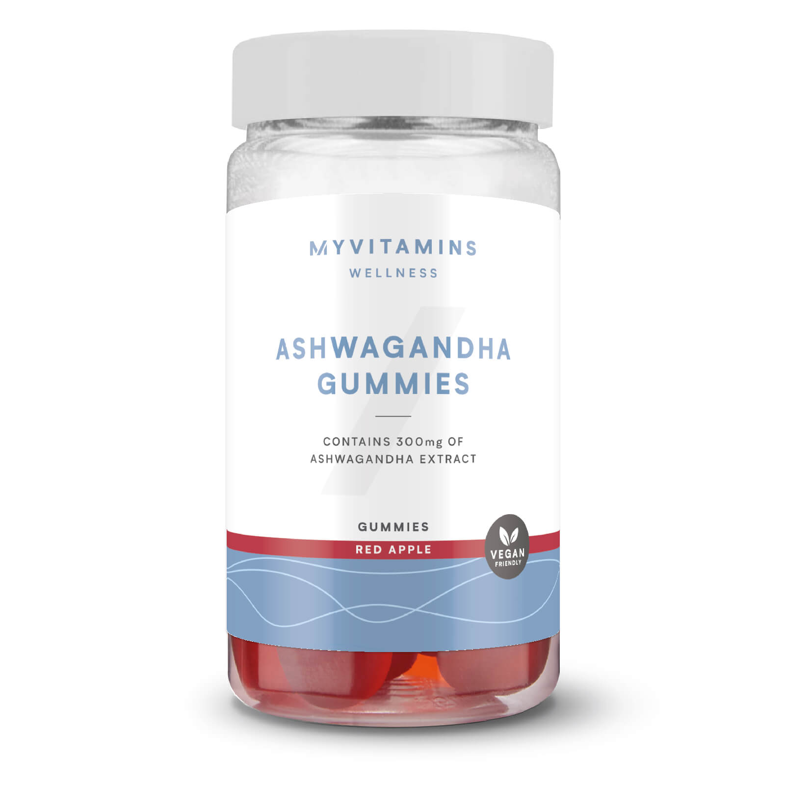 Gominolas de Ashwagandha (60 gominolas) - 60Gominolas - Red Apple (Extra Strength)