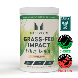 💪 Impact Whey Isolate de vacas alimentadas con pasto – 1kg – Vanilla Honey | Myprotein ES — 50% OFF