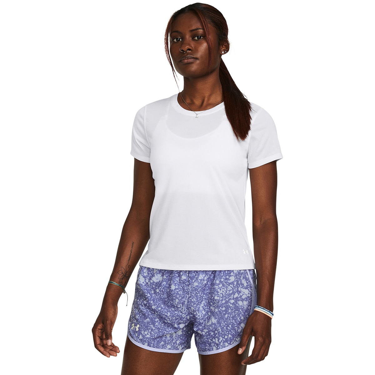 Under Armour - Camiseta de mujer UA Launch Shortsleeve Under Armour.