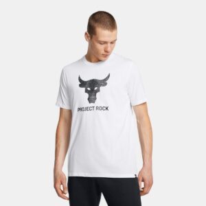 Under Armour – Camiseta de hombre Project Rock Payoff Graphc Ss-Wht Under Armour. | El Corte Inglés — Fitness y Deportes