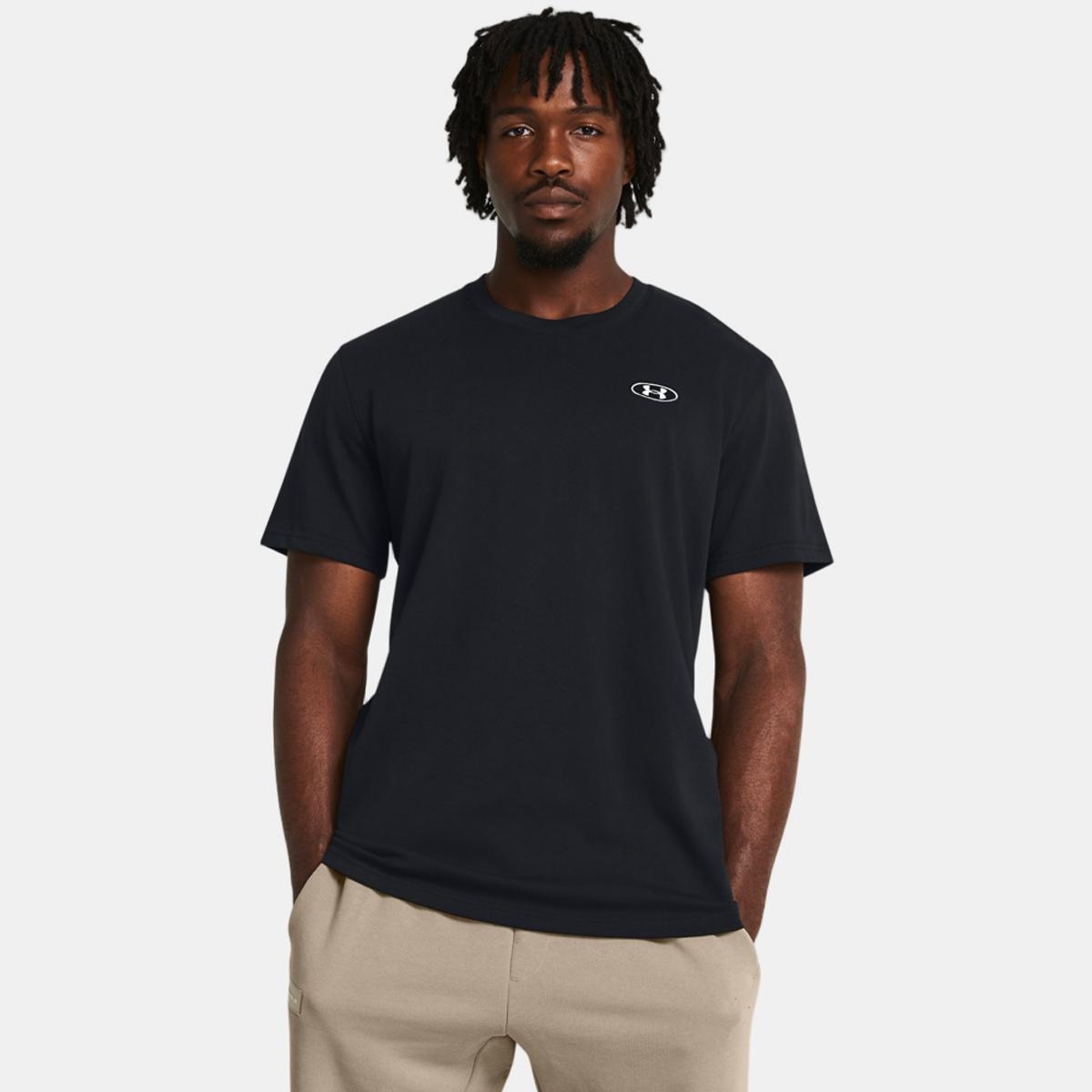 Under Armour - Camiseta de hombre Hw Lc Patch Ss-Blk Under Armour.